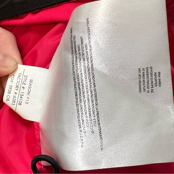 Women’s Spyder Black Neon Ski Coat 10 - Picture 10 of 10